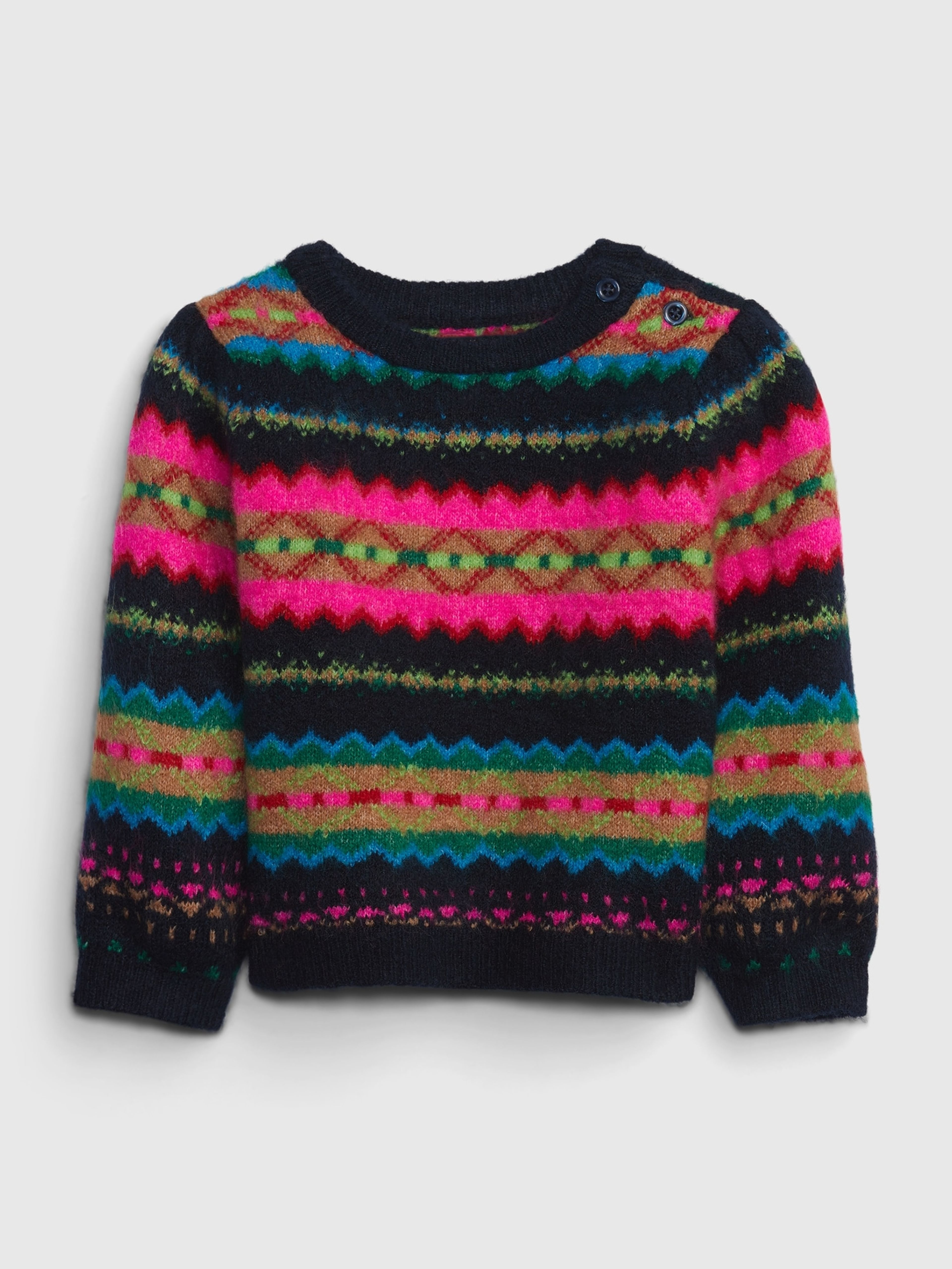Dziecięcy sweter z norweskim wzorem