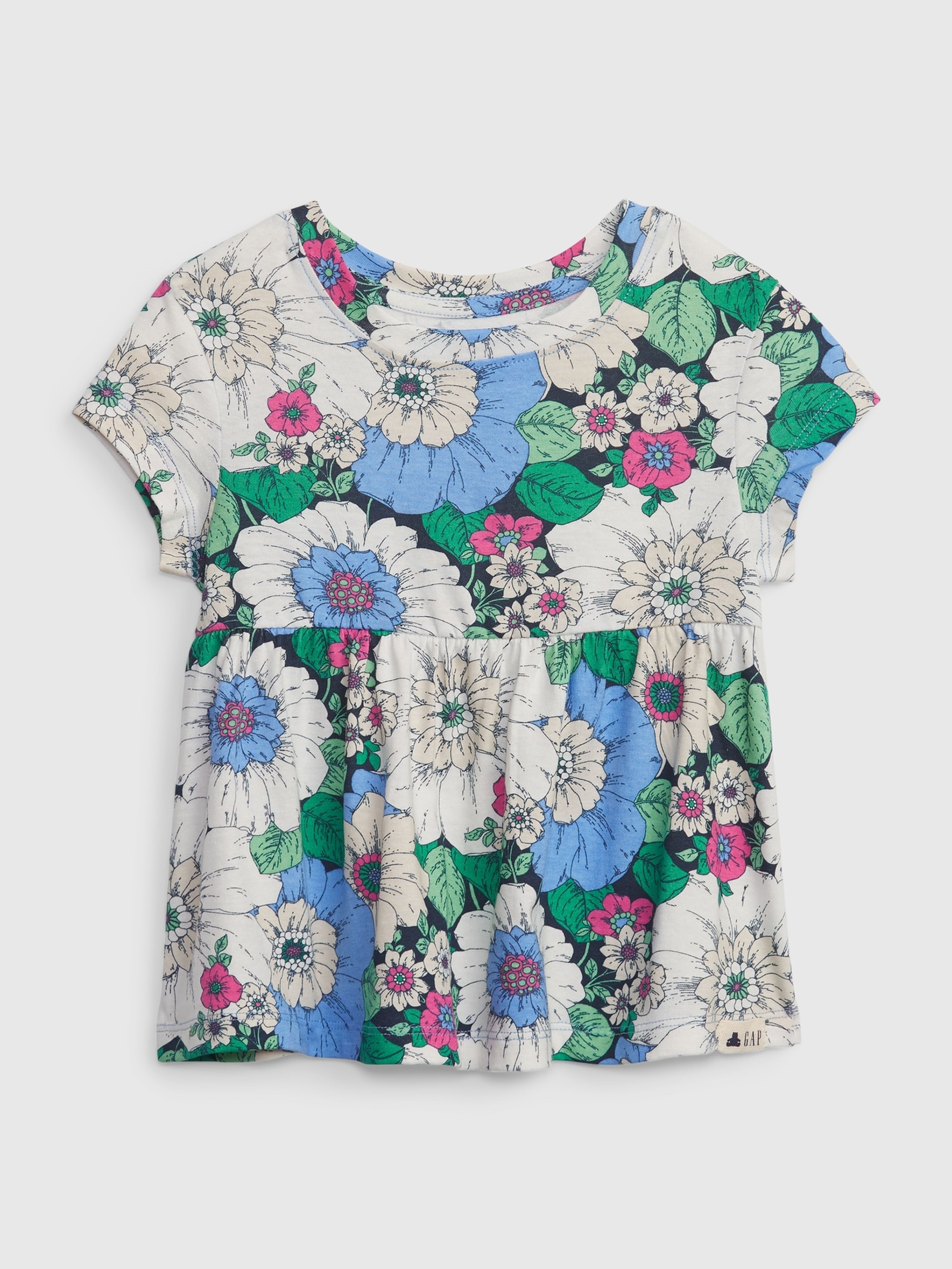 Kinder T-Shirt mit Blumenmuster